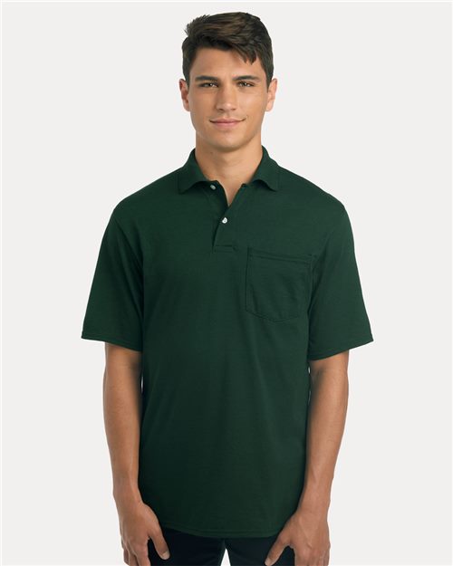 JERZEES Men's Dri-Power® Polo with Pocket 436MP
