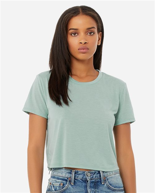 BELLA + CANVAS Women’s Flowy Crop Tee 8882