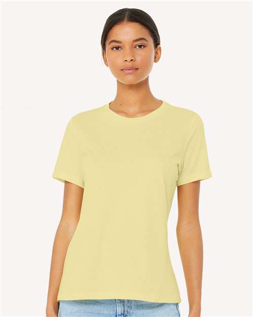 BELLA + CANVAS Women’s Relaxed Fit Heather CVC Tee 6400CVC
