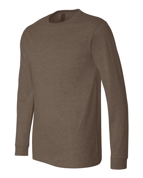 BELLA + CANVAS Heather CVC Long Sleeve Tee 3501CVC