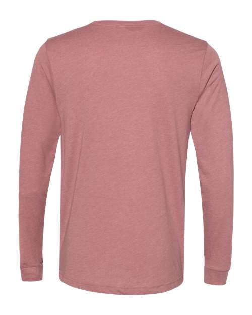 BELLA + CANVAS Heather CVC Long Sleeve Tee 3501CVC