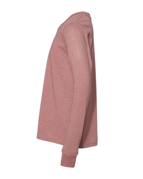 BELLA + CANVAS Heather CVC Long Sleeve Tee 3501CVC