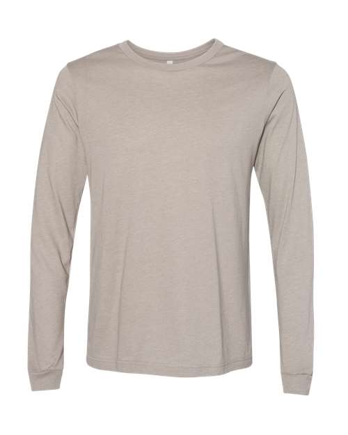 BELLA + CANVAS Heather CVC Long Sleeve Tee 3501CVC