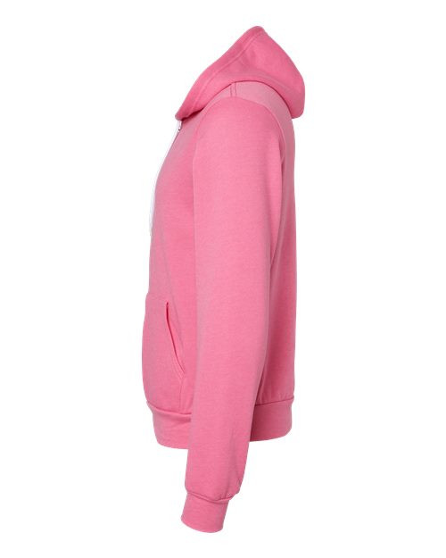 BELLA + CANVAS Unisex Sponge Fleece Full-Zip Hoodie Sweatshirt 3739