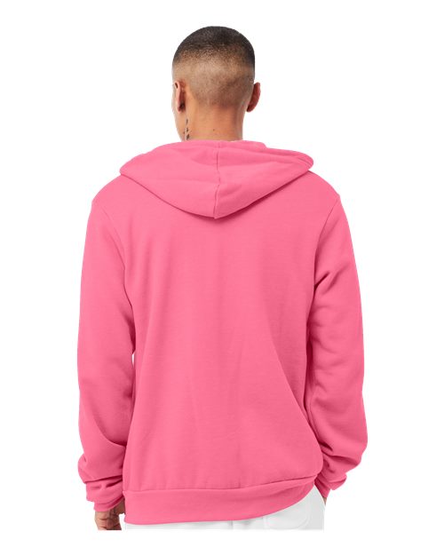 BELLA + CANVAS Unisex Sponge Fleece Full-Zip Hoodie Sweatshirt 3739