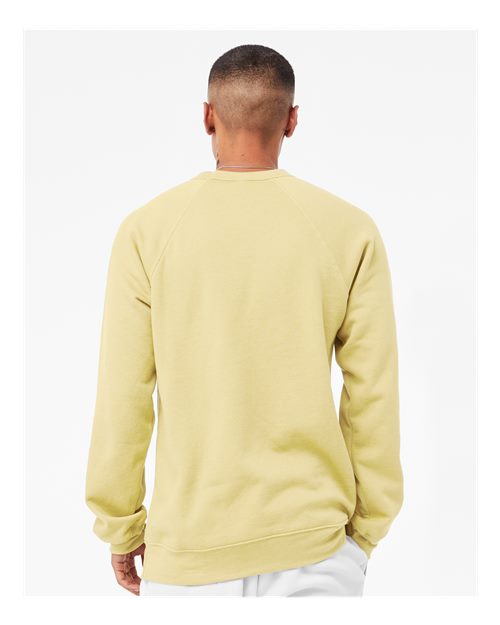 BELLA + CANVAS Unisex Sponge Fleece Raglan Crewneck Sweatshirt 3901