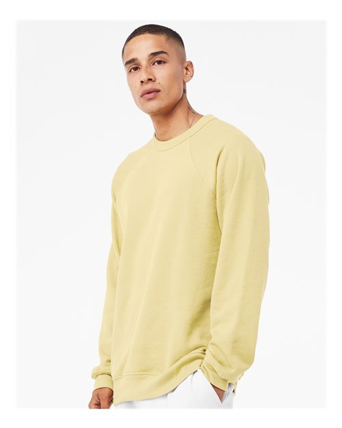 BELLA + CANVAS Unisex Sponge Fleece Raglan Crewneck Sweatshirt 3901