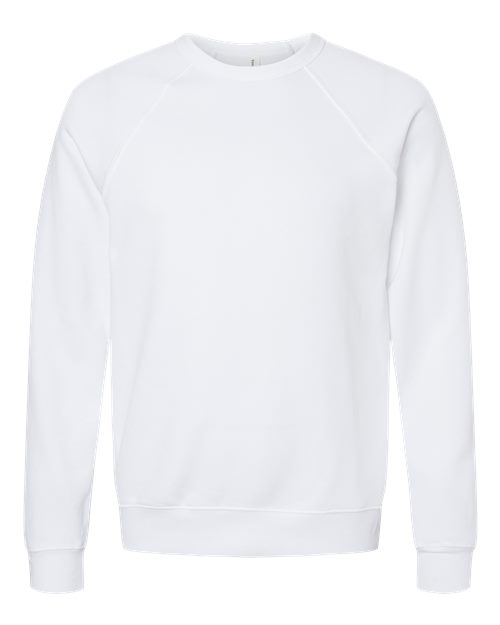 BELLA + CANVAS Unisex Sponge Fleece Raglan Crewneck Sweatshirt 3901