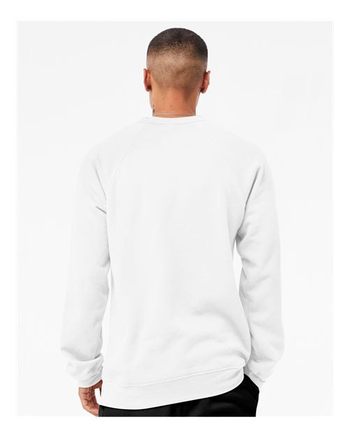 BELLA + CANVAS Unisex Sponge Fleece Raglan Crewneck Sweatshirt 3901
