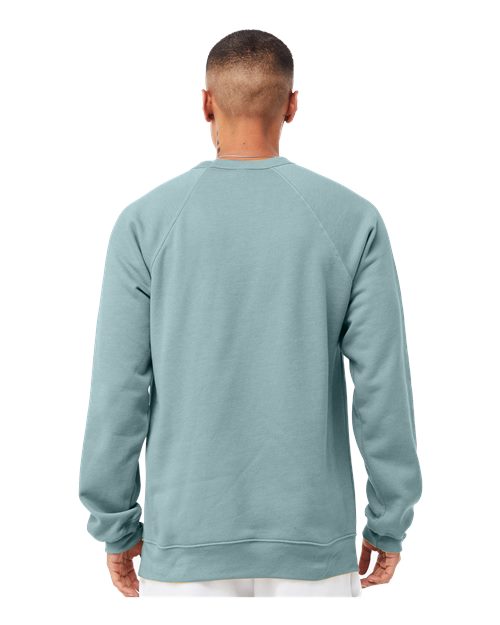 BELLA + CANVAS Unisex Sponge Fleece Raglan Crewneck Sweatshirt 3901