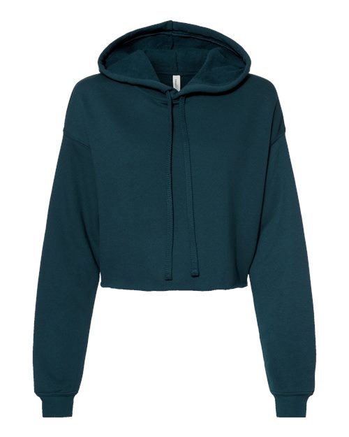 BELLA + CANVAS Women's Crop Fleece Hoodie Sweatshirt 7502