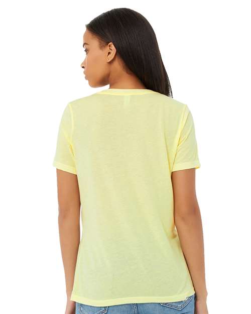 BELLA + CANVAS Women's Relaxed Triblend V-Neck Tee 6415