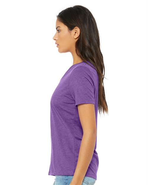 BELLA + CANVAS Women's Relaxed Triblend V-Neck Tee 6415