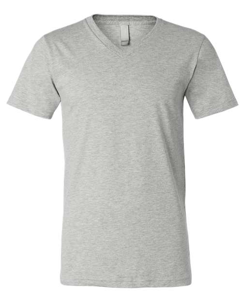 BELLA + CANVAS Unisex Heather CVC V-Neck Tee 3005CVC