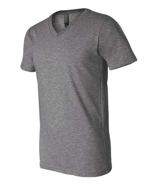 BELLA + CANVAS Unisex Heather CVC V-Neck Tee 3005CVC