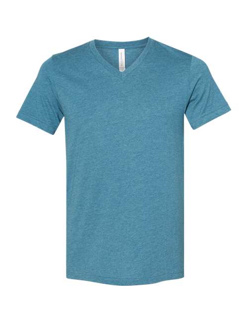 BELLA + CANVAS Unisex Heather CVC V-Neck Tee 3005CVC