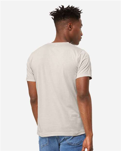 BELLA + CANVAS Unisex Heather CVC V-Neck Tee 3005CVC