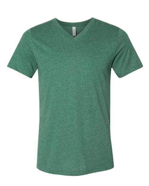 BELLA + CANVAS Unisex Heather CVC V-Neck Tee 3005CVC