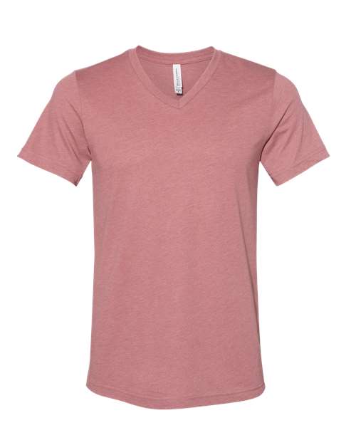 BELLA + CANVAS Unisex Heather CVC V-Neck Tee 3005CVC