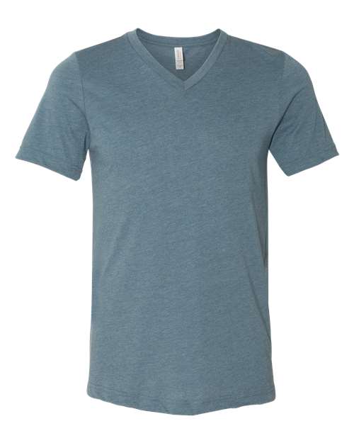 BELLA + CANVAS Unisex Heather CVC V-Neck Tee 3005CVC