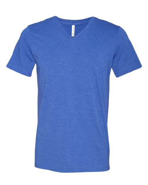 BELLA + CANVAS Unisex Heather CVC V-Neck Tee 3005CVC
