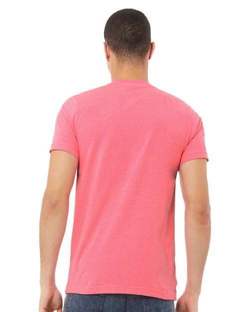 BELLA + CANVAS Unisex Heather CVC V-Neck Tee 3005CVC