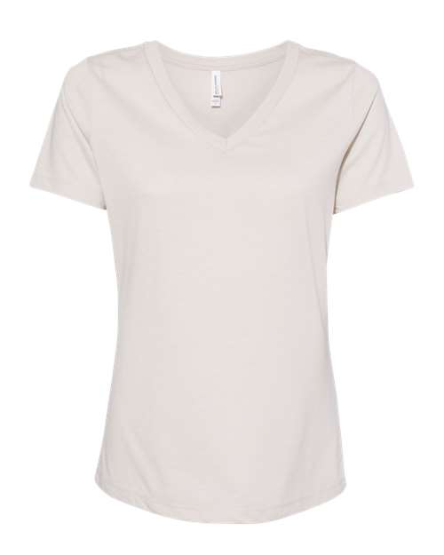BELLA + CANVAS Women's Relaxed Heather CVC V-Neck Tee 6405CVC
