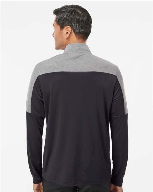 Adidas Men's Ultimate365 Lightweight Colorblocked Quarter-Zip Pullover A552