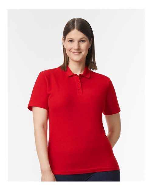 Gildan Women's Softstyle® Pique Polo 64800L
