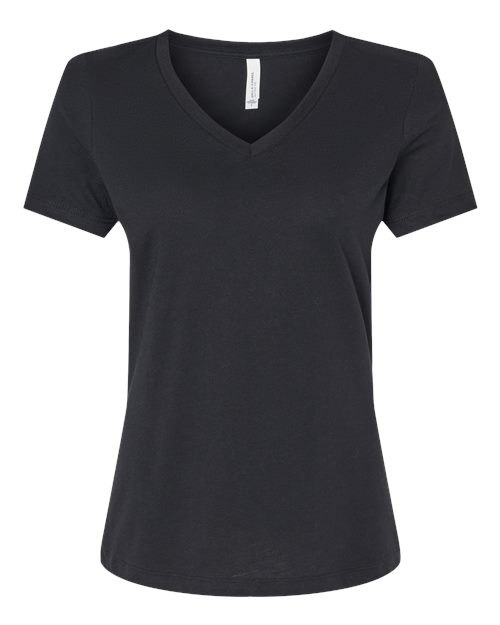BELLA + CANVAS Women's Relaxed Heather CVC V-Neck Tee 6405CVC