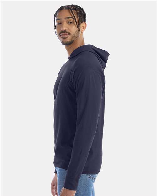 ComfortWash by Hanes Unisex Garment-Dyed Jersey Hooded Long Sleeve T-Shirt GDH280