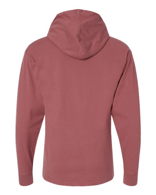 ComfortWash by Hanes Unisex Garment-Dyed Jersey Hooded Long Sleeve T-Shirt GDH280
