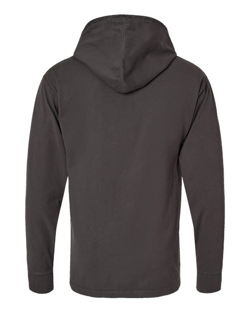 ComfortWash by Hanes Unisex Garment-Dyed Jersey Hooded Long Sleeve T-Shirt GDH280