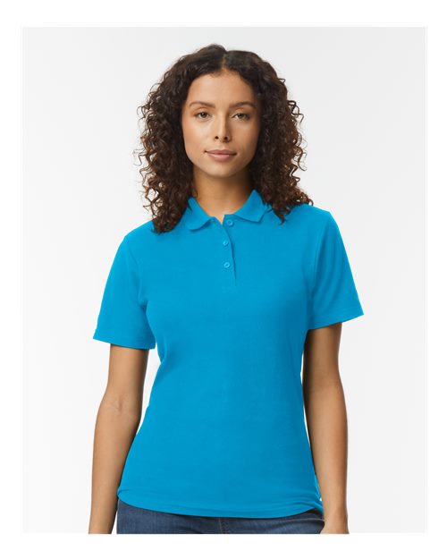 Gildan Women's Softstyle® Pique Polo 64800L