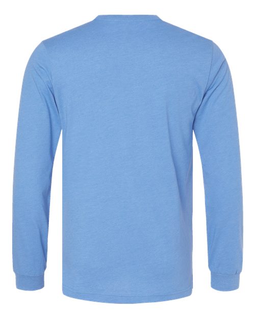 BELLA + CANVAS Heather CVC Long Sleeve Tee 3501CVC
