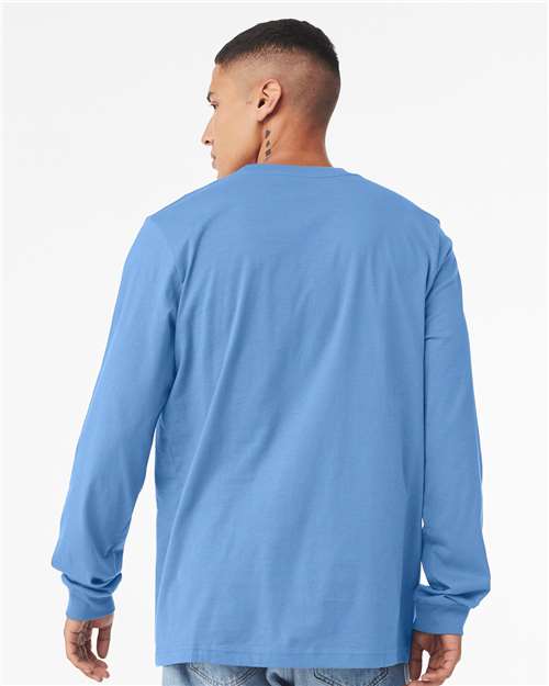 BELLA + CANVAS Heather CVC Long Sleeve Tee 3501CVC