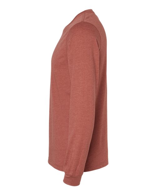 BELLA + CANVAS Heather CVC Long Sleeve Tee 3501CVC