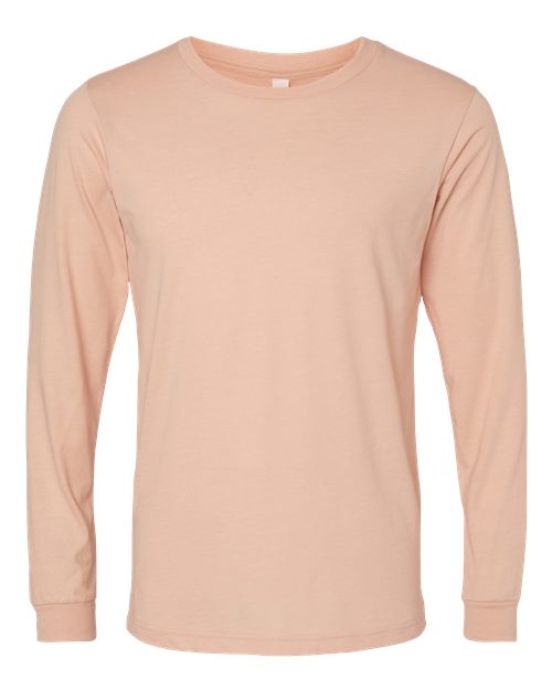 BELLA + CANVAS Heather CVC Long Sleeve Tee 3501CVC
