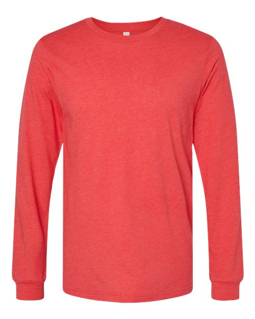 BELLA + CANVAS Heather CVC Long Sleeve Tee 3501CVC
