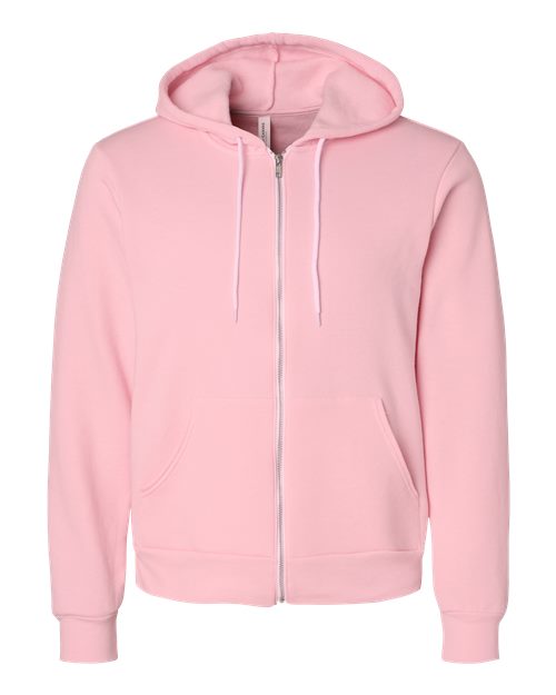 BELLA + CANVAS Unisex Sponge Fleece Full-Zip Hoodie Sweatshirt 3739