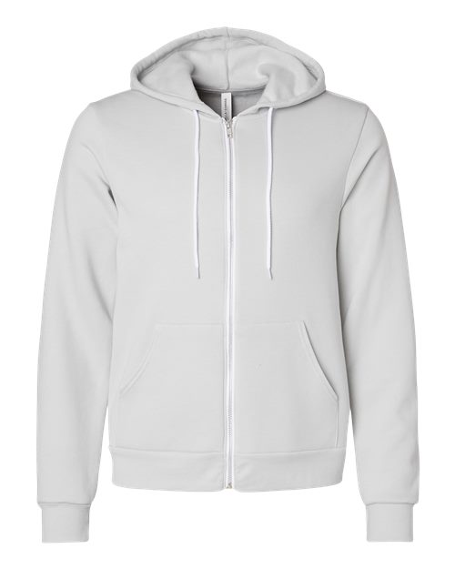 BELLA + CANVAS Unisex Sponge Fleece Full-Zip Hoodie Sweatshirt 3739