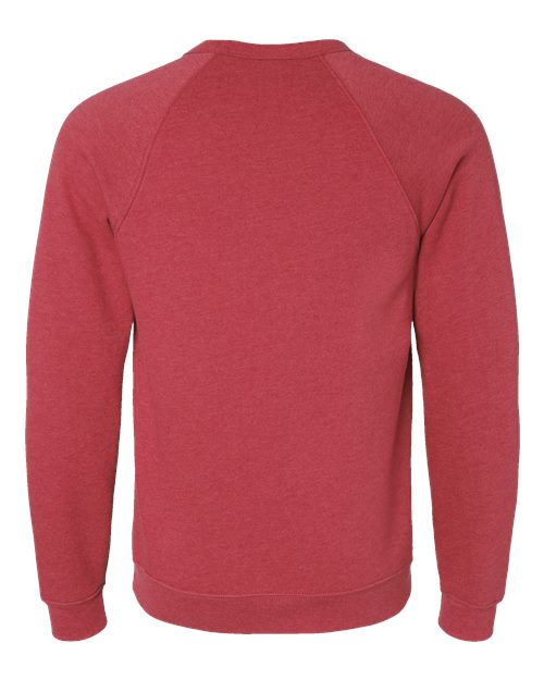 BELLA + CANVAS Unisex Sponge Fleece Raglan Crewneck Sweatshirt 3901