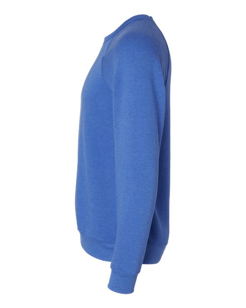 BELLA + CANVAS Unisex Sponge Fleece Raglan Crewneck Sweatshirt 3901