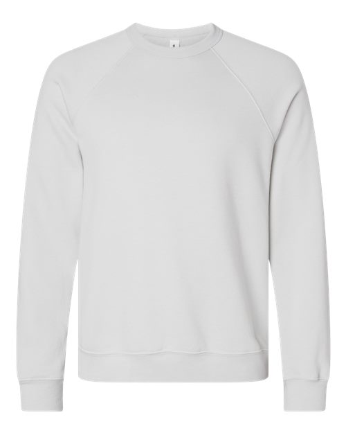 BELLA + CANVAS Unisex Sponge Fleece Raglan Crewneck Sweatshirt 3901