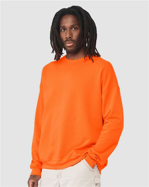 BELLA + CANVAS Unisex Sponge Fleece Drop Shoulder Crewneck Sweatshirt 3945