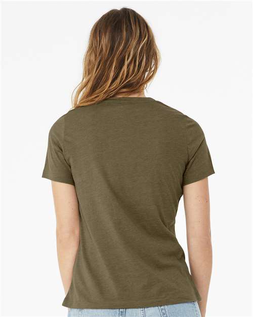 BELLA + CANVAS Women’s Relaxed Fit Heather CVC Tee 6400CVC