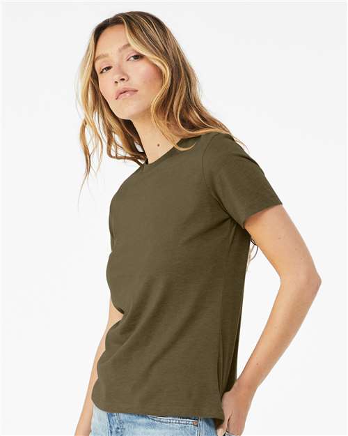 BELLA + CANVAS Women’s Relaxed Fit Heather CVC Tee 6400CVC