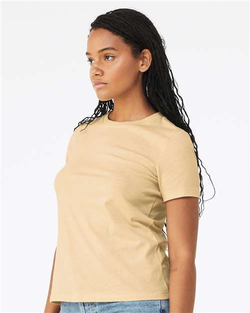BELLA + CANVAS Women’s Relaxed Fit Heather CVC Tee 6400CVC