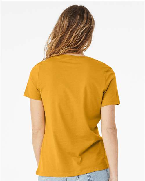 BELLA + CANVAS Women’s Relaxed Jersey V-Neck Tee 6405