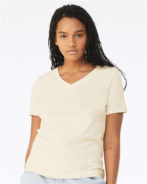 BELLA + CANVAS Women’s Relaxed Jersey V-Neck Tee 6405